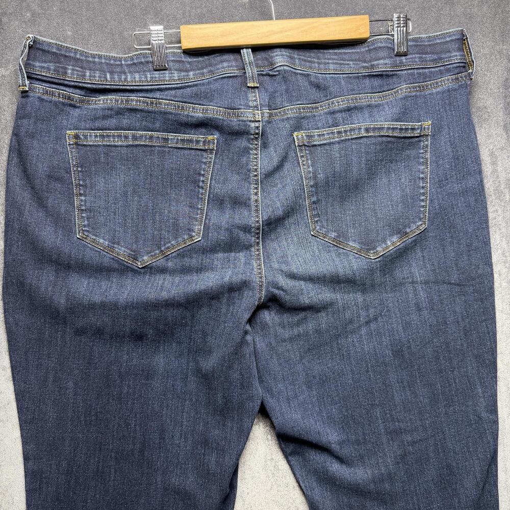SONOMA Goods For Life Jeans Womens 20W Blue High Rise Skinny Stretch Dark Denim - Picture 7 of 11
